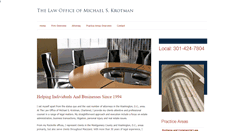 Desktop Screenshot of krotmanlaw.com